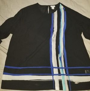 Sheer Blouse w/ black cami